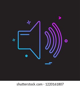Media icon design vector