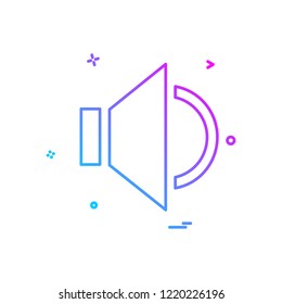 Media icon design vector