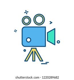 Media icon design vector
