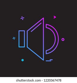 Media icon design vector