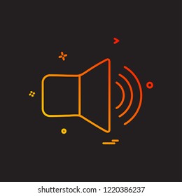 Media icon design vector