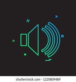 Media icon design vector