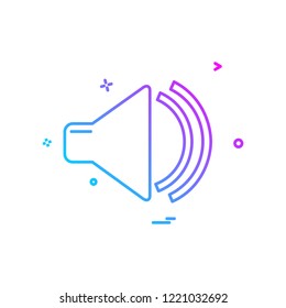 Media icon design vector