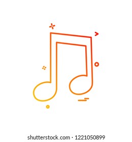 Media icon design vector