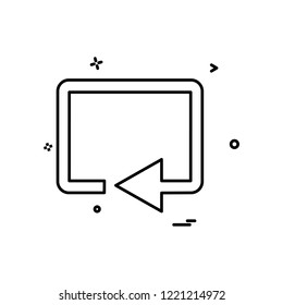 Media icon design vector