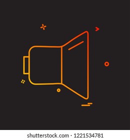 Media icon design vector