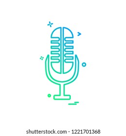 Media icon design vector