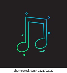 Media icon design vector
