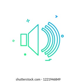 Media icon design vector