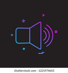 Media icon design vector