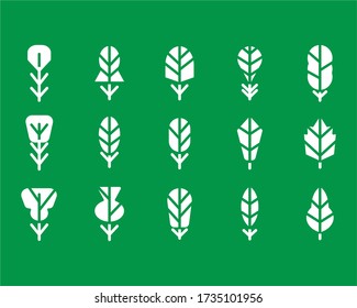 Media Icon Feather with green background