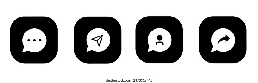 Media icon in flat. A media design. Stock vector.