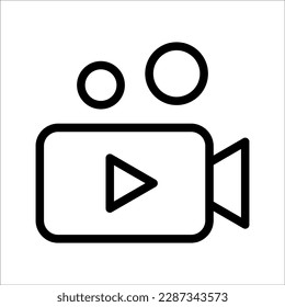 media icon, on white background eps 10.