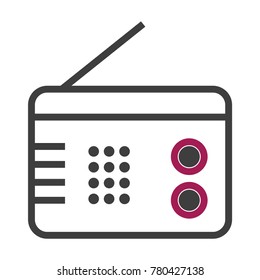 media icon outline 