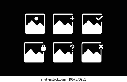 Imagen de icono multimedia Estilo sólido para sitio web y aplicación 