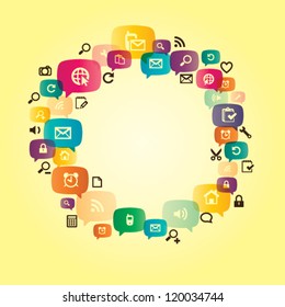 Media icon set