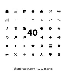 Media Icon Set 