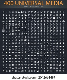 Media Icon set - office ,media, mobile icons