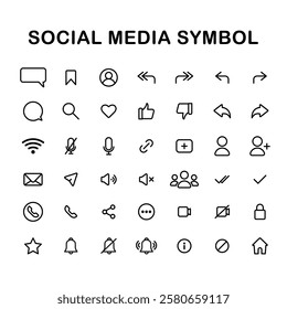 Media Icon Set. A sleek and modern collection of icons designed for the media industry, perfect for enhancing news platforms, entertainment apps, and digital marketing materials.