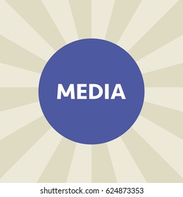 media icon. sign design. background