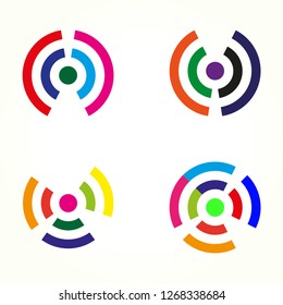 Media icon templates , vector logo technology for business corporate , element , illustration