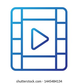 Media Icon, Vector Illustration,User Interface Colour Outline