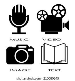 Media icons