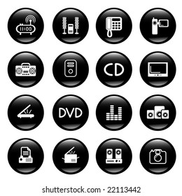media icons