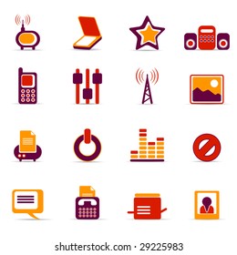 iconos de medios