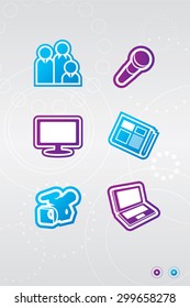 Media icons