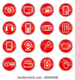 media icons