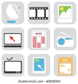media icons