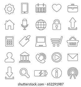 Media icons