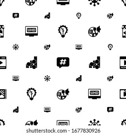 los iconos de los medios se ajustan perfectamente. Incluye soluciones de marketing rellenas editables, etiquetas, marketing afiliado, transmisión 4K, iconos de tendencias de medios sociales. iconos de medios para web y móvil.