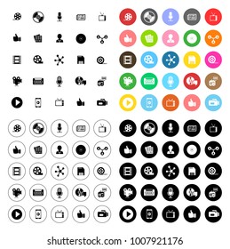 Media Icons set