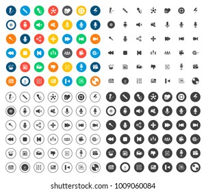 Media Icons set