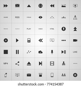 Media Icons Set