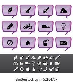 Media icons set vol.3