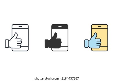 media icons  symbol vector elements for infographic web