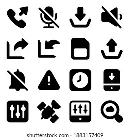 
Media Icons and User Interfaces Solid Icons Pack 