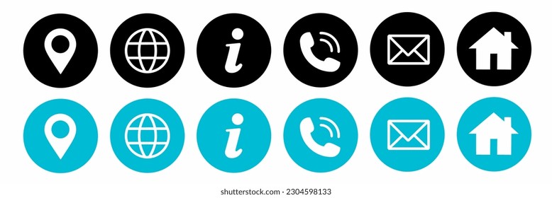 Media illustration set. Media icon. Stock vector.