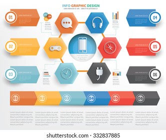 Media info graphic design on white background,vector