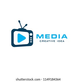 Media and Internet Logo Design Template
