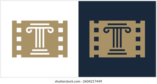 media law firm vector logo design