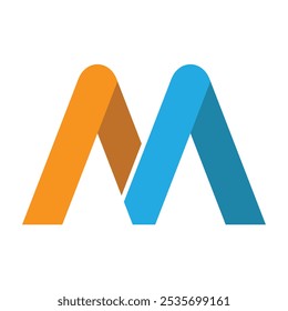 Media letter m logo modern and professional unique custom logo for your business