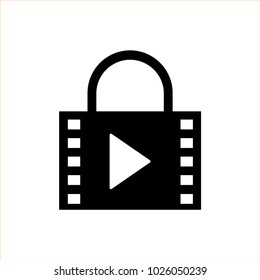 media lock icon