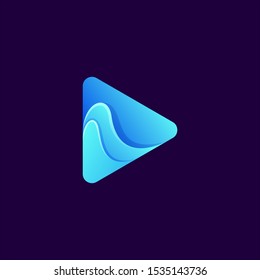 media logo design vector illustration