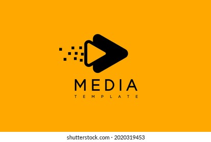 media logo icon design template vector elements for your company brand.