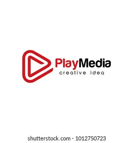 Media logo template vector illustration.