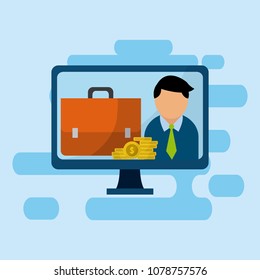 Media marketing business concept